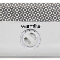 Warmlite 800W Folding Quartz Heater With 2 Heat Settings Safety Tip Over Switch - White - image 2