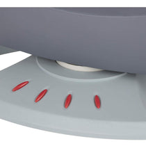 Warmlite 1200W Halogen Heater With 3 Heat Settings Safety Tip-Over Switch - Grey