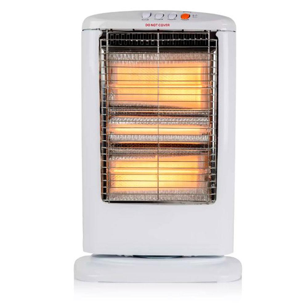 Warmlite Halogen Heater 1200W 3 Heat Settings Automatic Oscillation White Secondary image