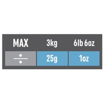Salter 811 WHWHDR Rotating Dial Mechanical Kitchen Scale Metric/Imperial 3 Kg Capacity - White