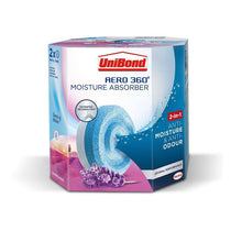 UniBond Aero 360 Moisture Absorber Refill Lavender Garden 450g Twin Pack