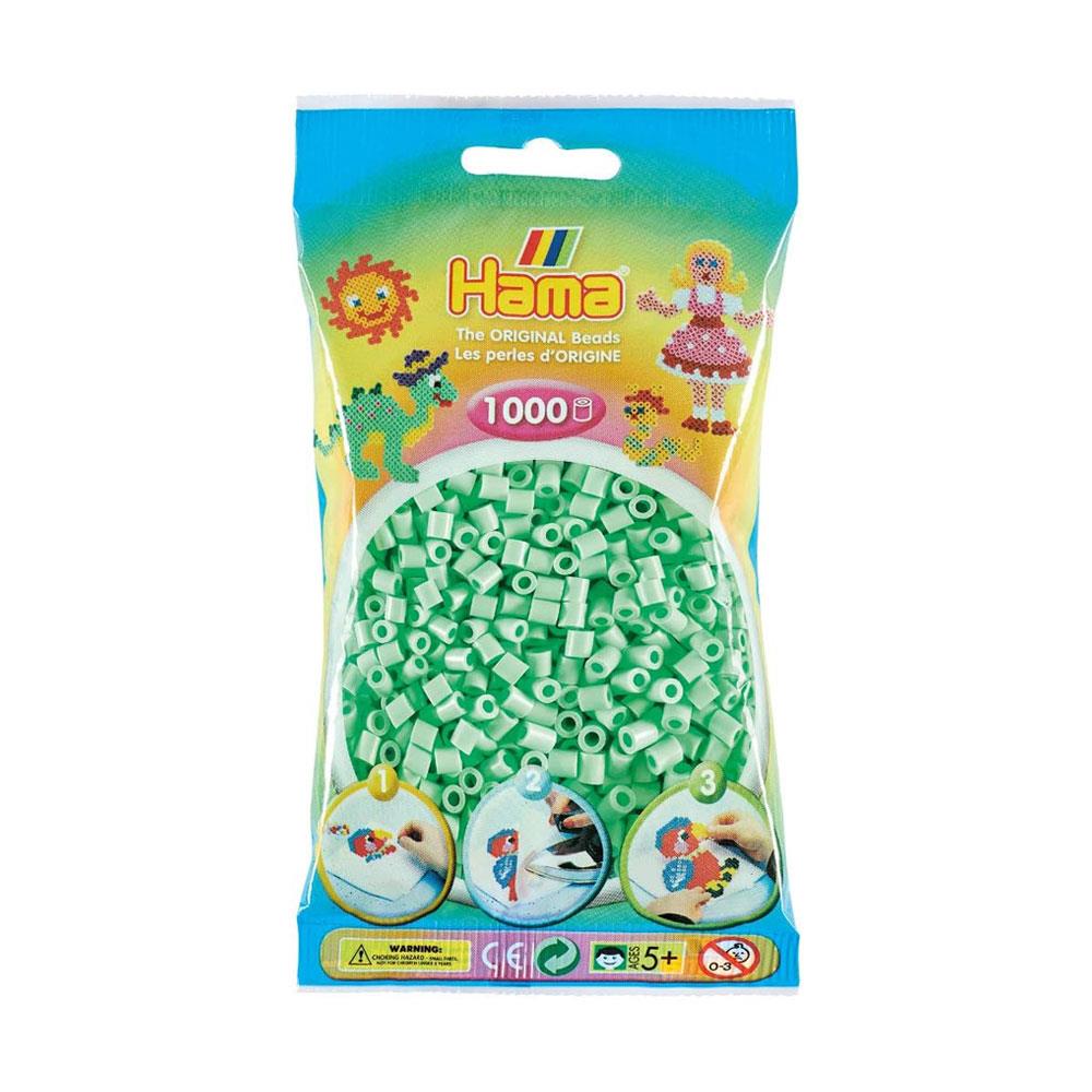 Hama 1000 Beads In Bag Plastic - Pastel Mint Main image