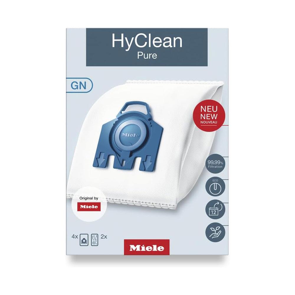 Miele HyClean Pure GN 3D Efficiency Vacuum Cleaner Bags 4 Pack - Blue