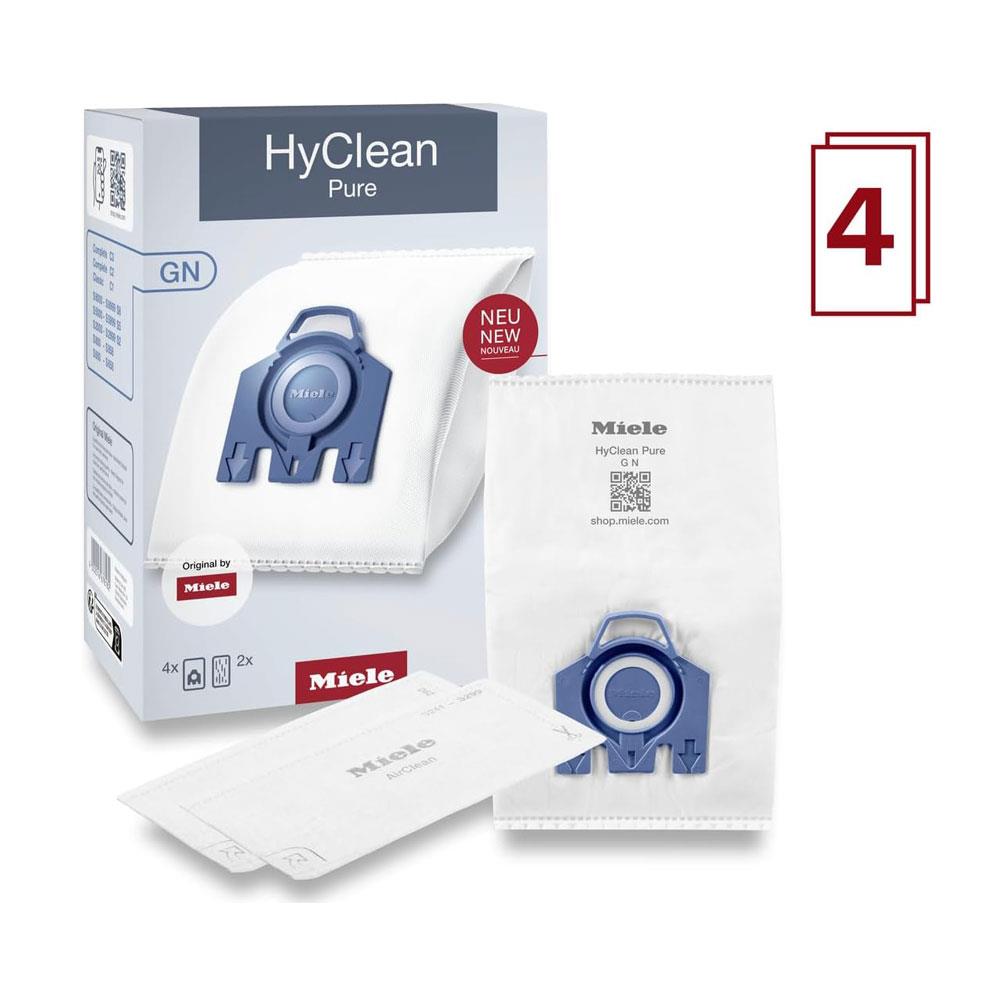 Miele HyClean Pure GN 3D Efficiency Vacuum Cleaner Bags 4 Pack - Blue