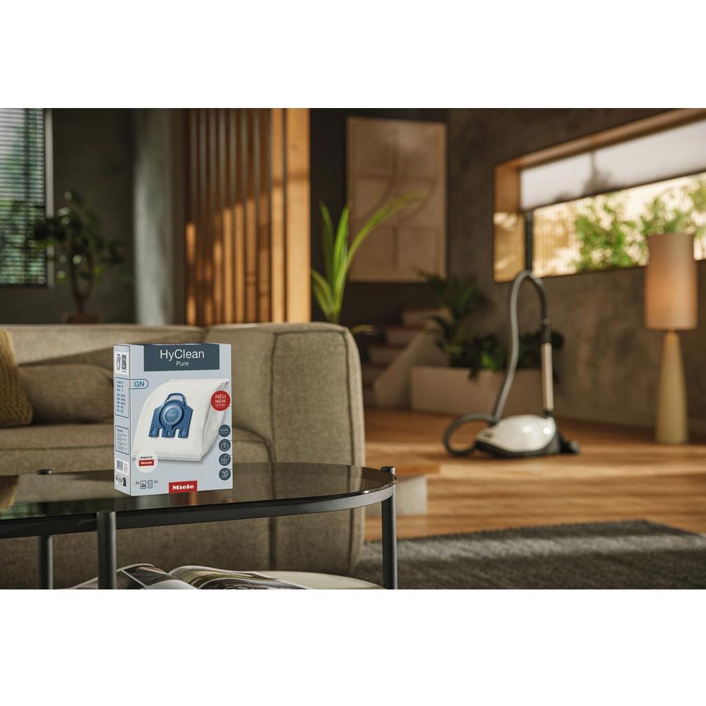 Miele HyClean Pure GN 3D Efficiency Vacuum Cleaner Bags 4 Pack - Blue