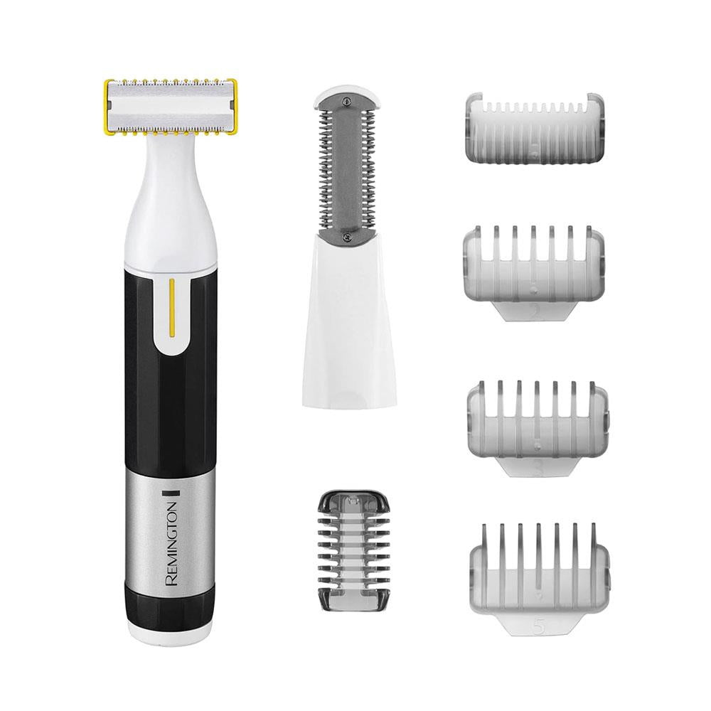 Remington Omniblade Hybrid Face And Body Stubble Trimmer With 4 X Stubble Combs And Body Comb Attachment - Black