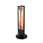 Warmlite 1KW Carbon Infrared Heater With Oscillation With 2 Heat Settings - Black