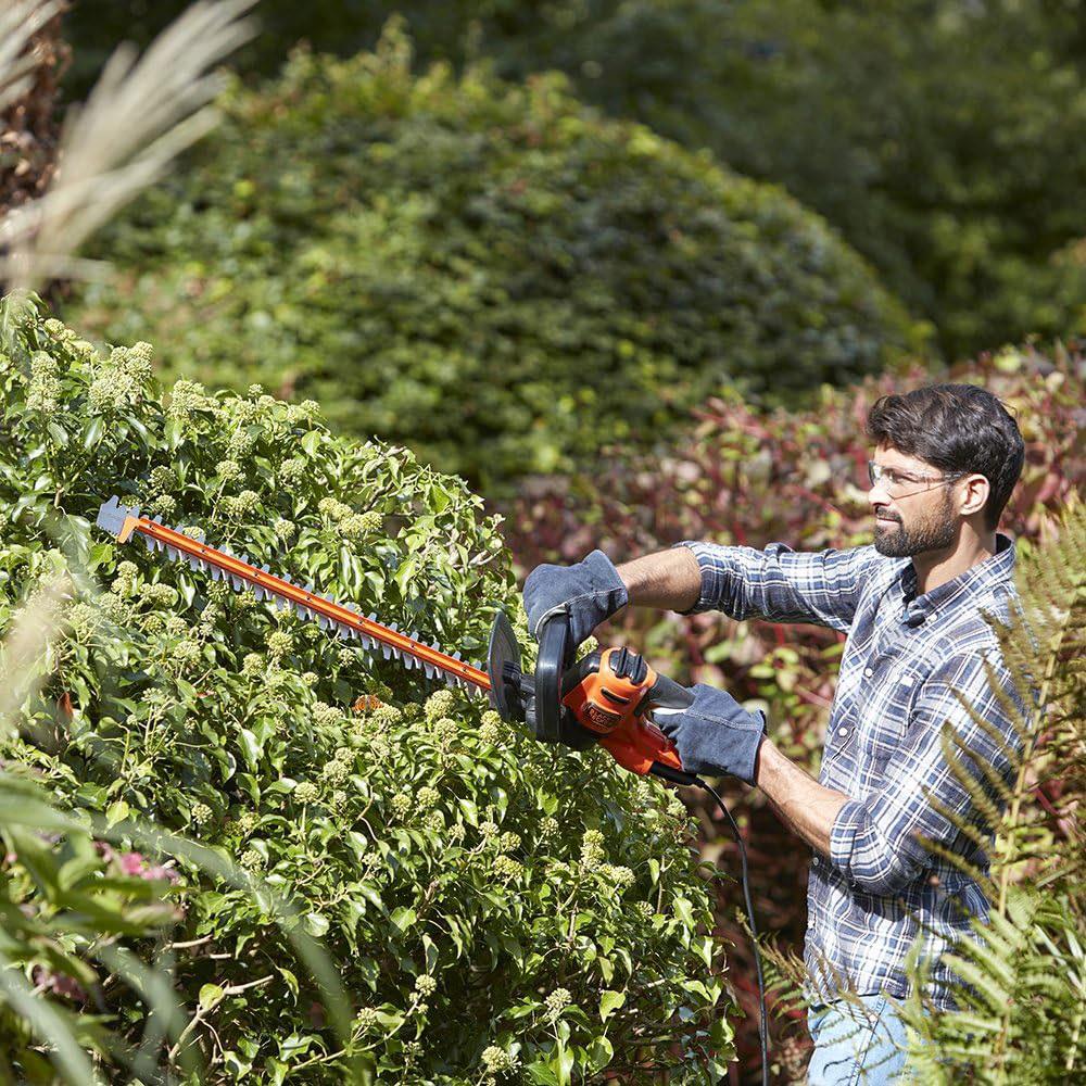 Black & Decker Hedge Strimmer With Saw Blade 55cm 500W 240V - Orange/Black