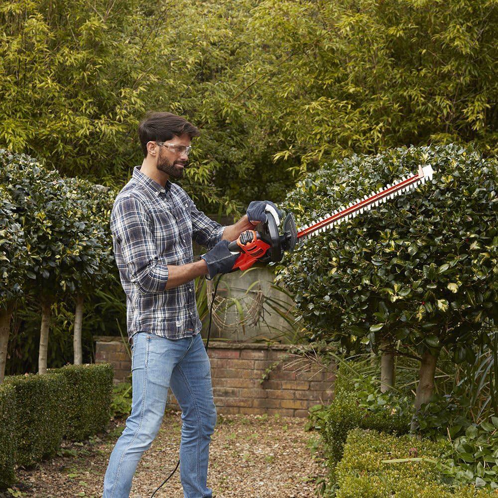 Black & Decker Hedge Strimmer With Saw Blade 55cm 500W 240V - Orange/Black