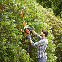 Black & Decker Hedge Strimmer With Saw Blade 55cm 500W 240V - Orange/Black