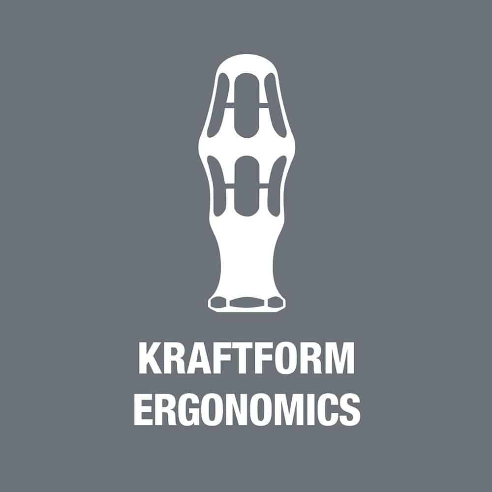 Wera 1060 i/1062 i/6 Kraftform VDE Screwdriver Set - 6 Pieces