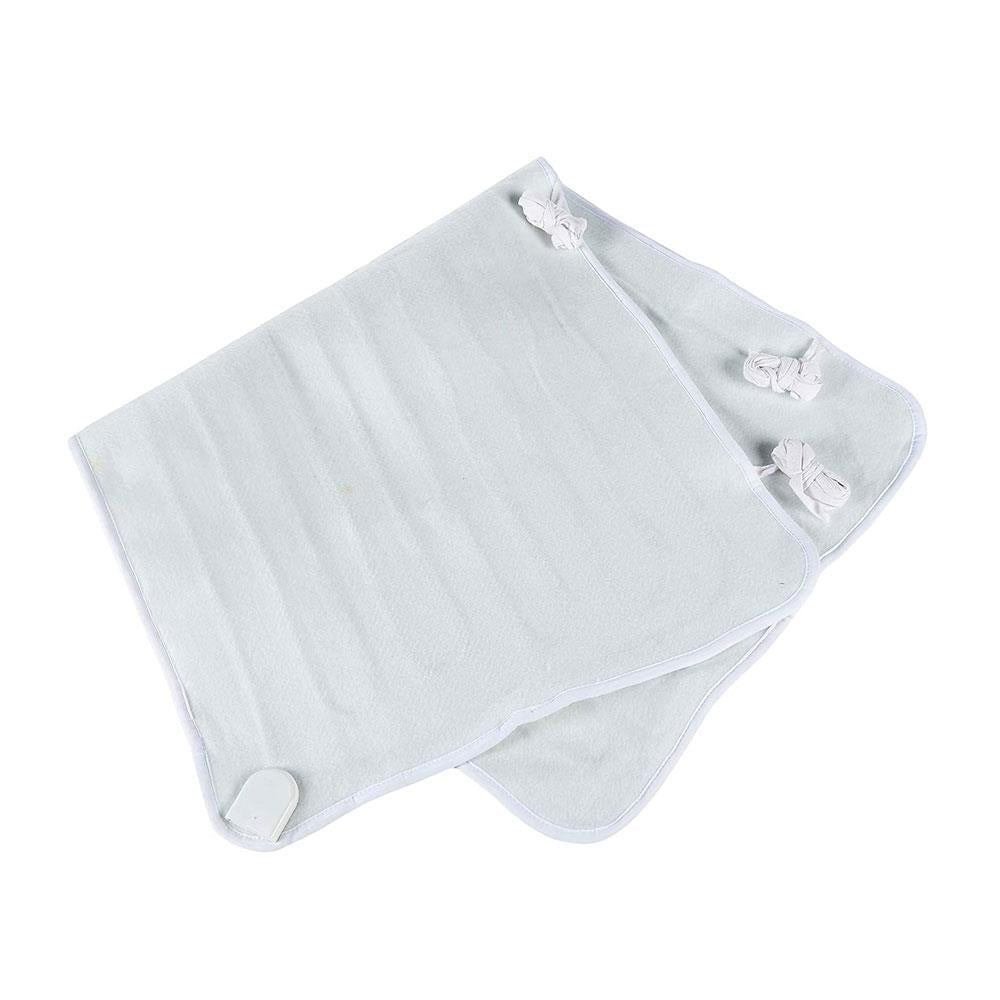Daewoo Single Electric Heated Blanket With 3 Heat Settings Overheat Protection 40W - White
