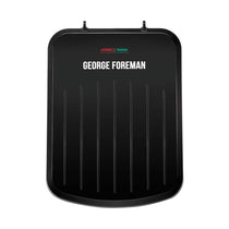 George Foreman Small Fit Grill Versatile Griddle Hot Plate And Toastie Machine - Black