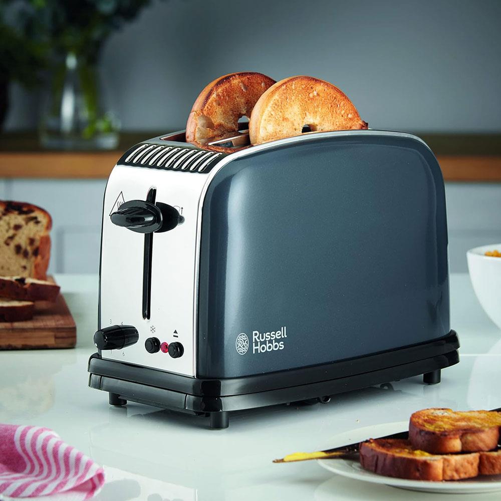 Russell Hobbs Colors Plus 2 Slice Toaster Stainless Steel - Grey Secondary image
