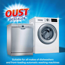 Oust Dishwasher And Washing Machine Cleaner Sachet Treatments - 2 x 75g