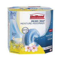 Unibond Aero 360 Moisture Absorber Refill Wildflower Meadow - 2 x 450g