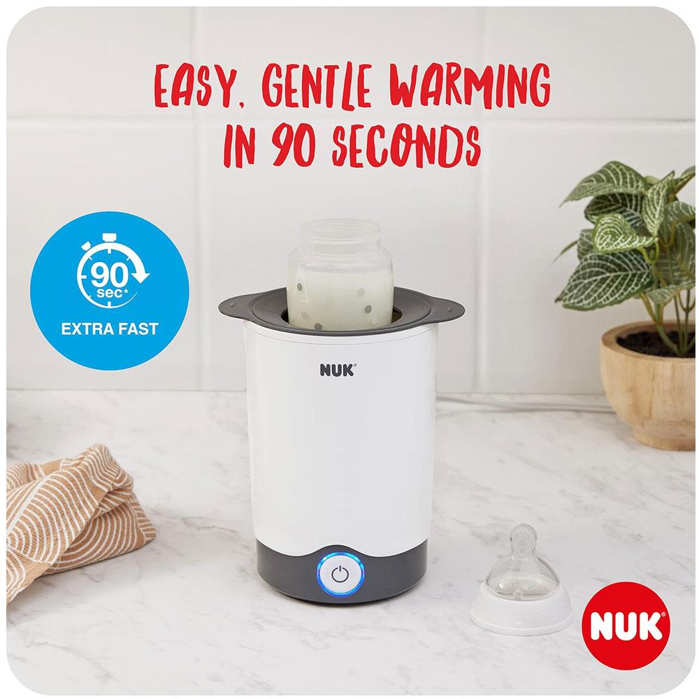 NUK Thermo Express Baby Bottle Food Warmer - White/Grey