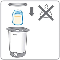NUK Thermo Express Baby Bottle Food Warmer - White/Grey