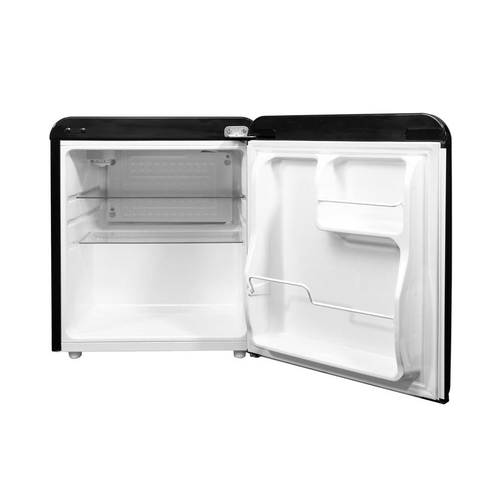 SIA Retro Mini Fridge/Table Top Drinks Cooler 45 Litres - Black