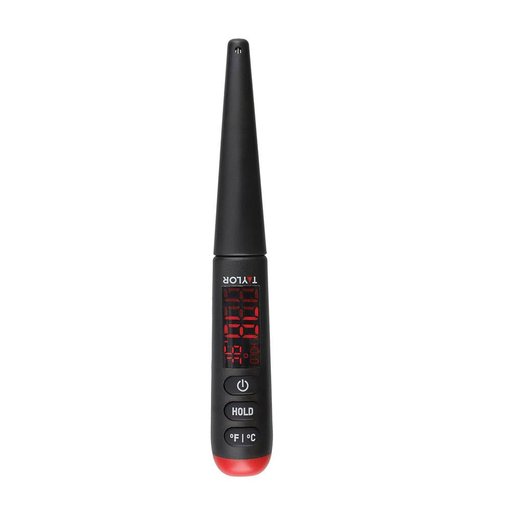 Taylor Pro Digital Food Thermometer Probe With Bright LED Display - Black Main image