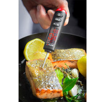 Taylor Pro Digital Food Thermometer Probe With Bright LED Display - Black