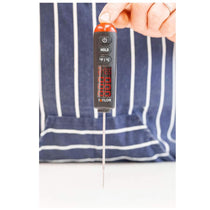 Taylor Pro Digital Food Thermometer Probe With Bright LED Display - Black