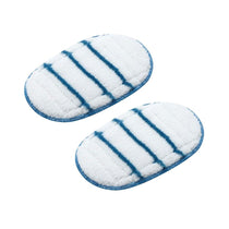 Black & Decker 2 Replacement SteaMitt Pad Accessory Microfibre Washable - White