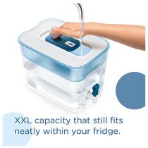 Brita Flow XXL Water Filter Tank 8.2 Litre With 1 MAXTRA PRO Cartridge - Light Blue