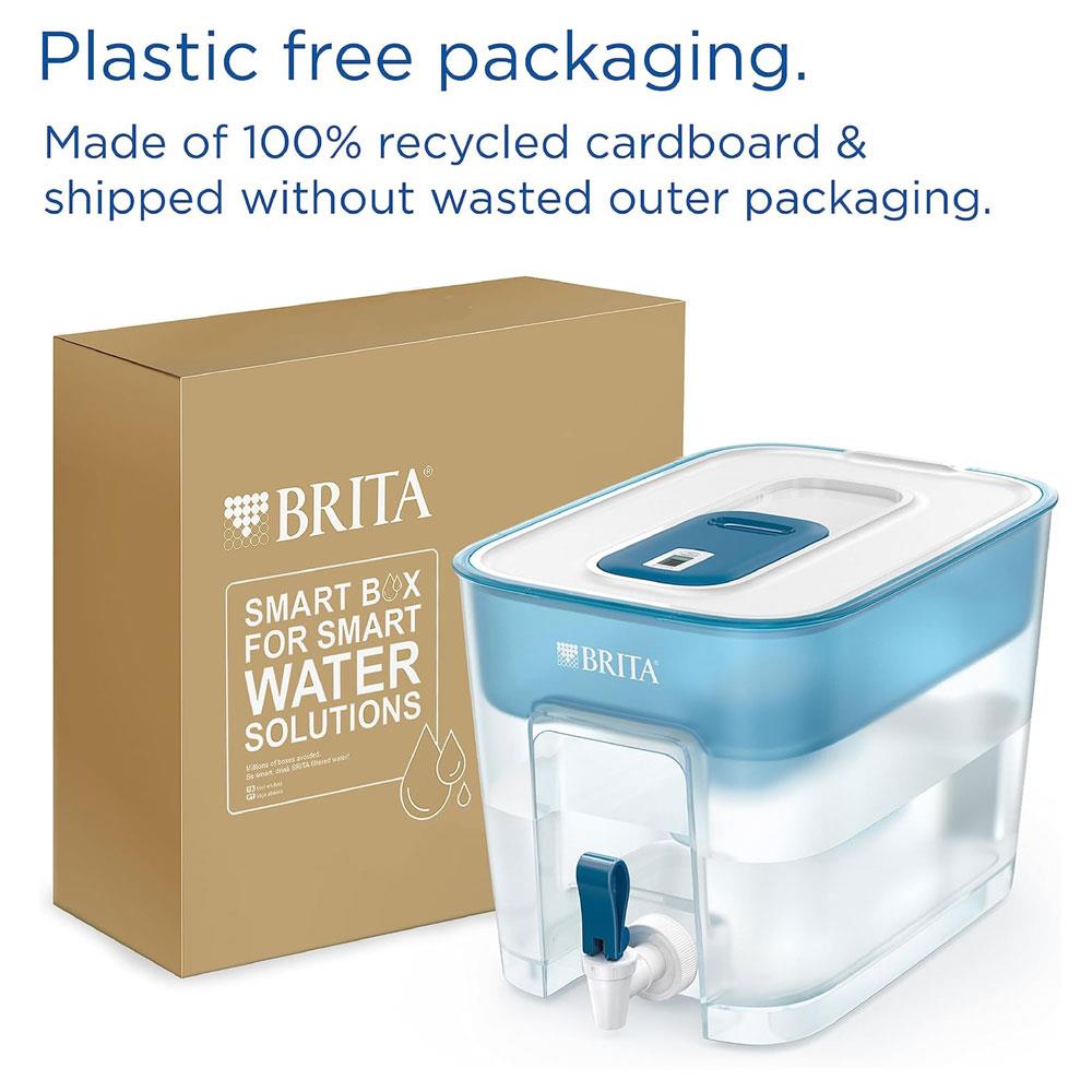 Brita Flow XXL Water Filter Tank 8.2 Litre With 1 MAXTRA PRO Cartridge - Light Blue