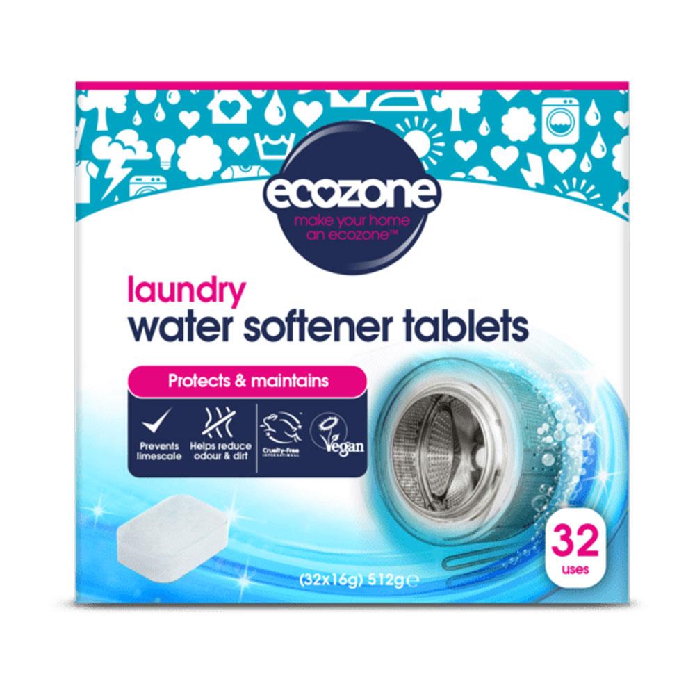 Ecozone Laundry Water Softener Protects And Maintains - 32 Tablets Main image