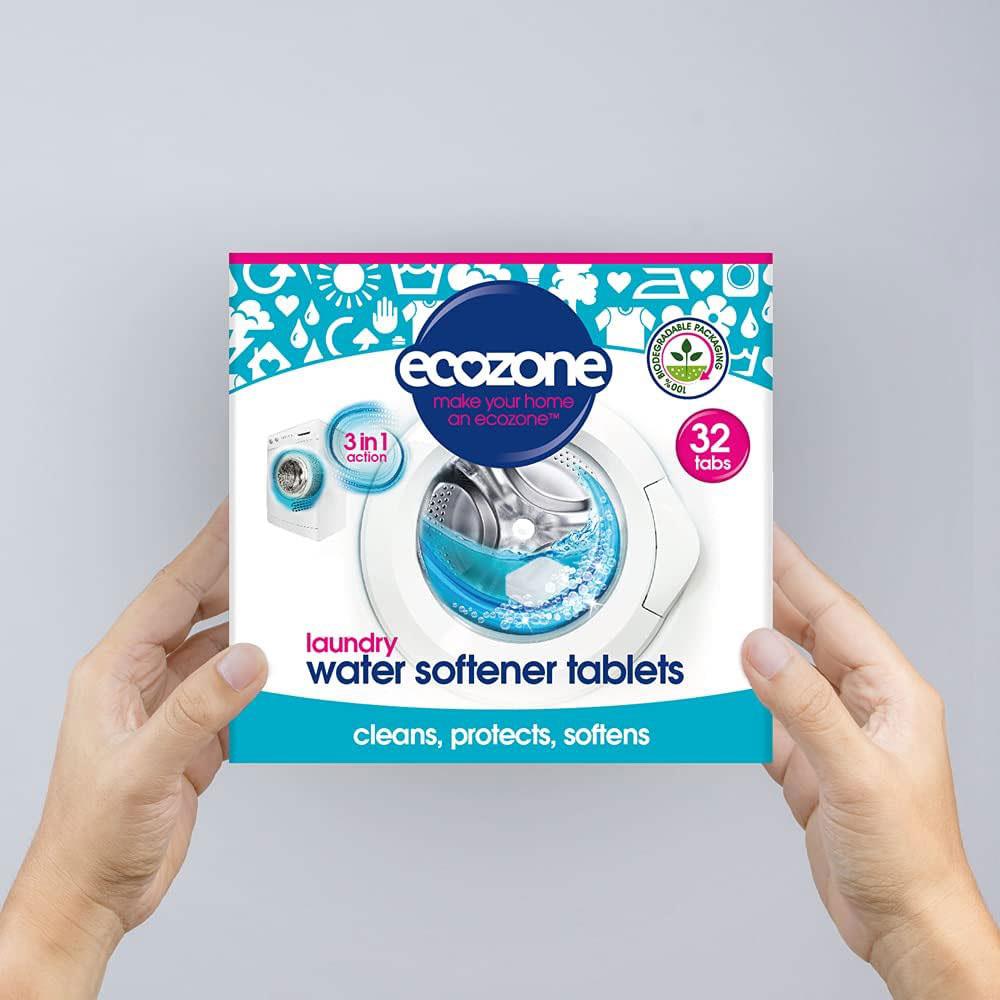 Ecozone Laundry Water Softener Protects And Maintains - 32 Tablets