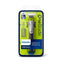 Phillips OneBlade Trim Edge And Shave Any Length of Hair Hybrid Trimmer And Shaver With 4 Stubble Combs - Lime Green/Charcoal Grey