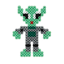 Hama Midi Beads Glow In The Dark Beads 1500 Piece 3 Pegboards - Multicolor