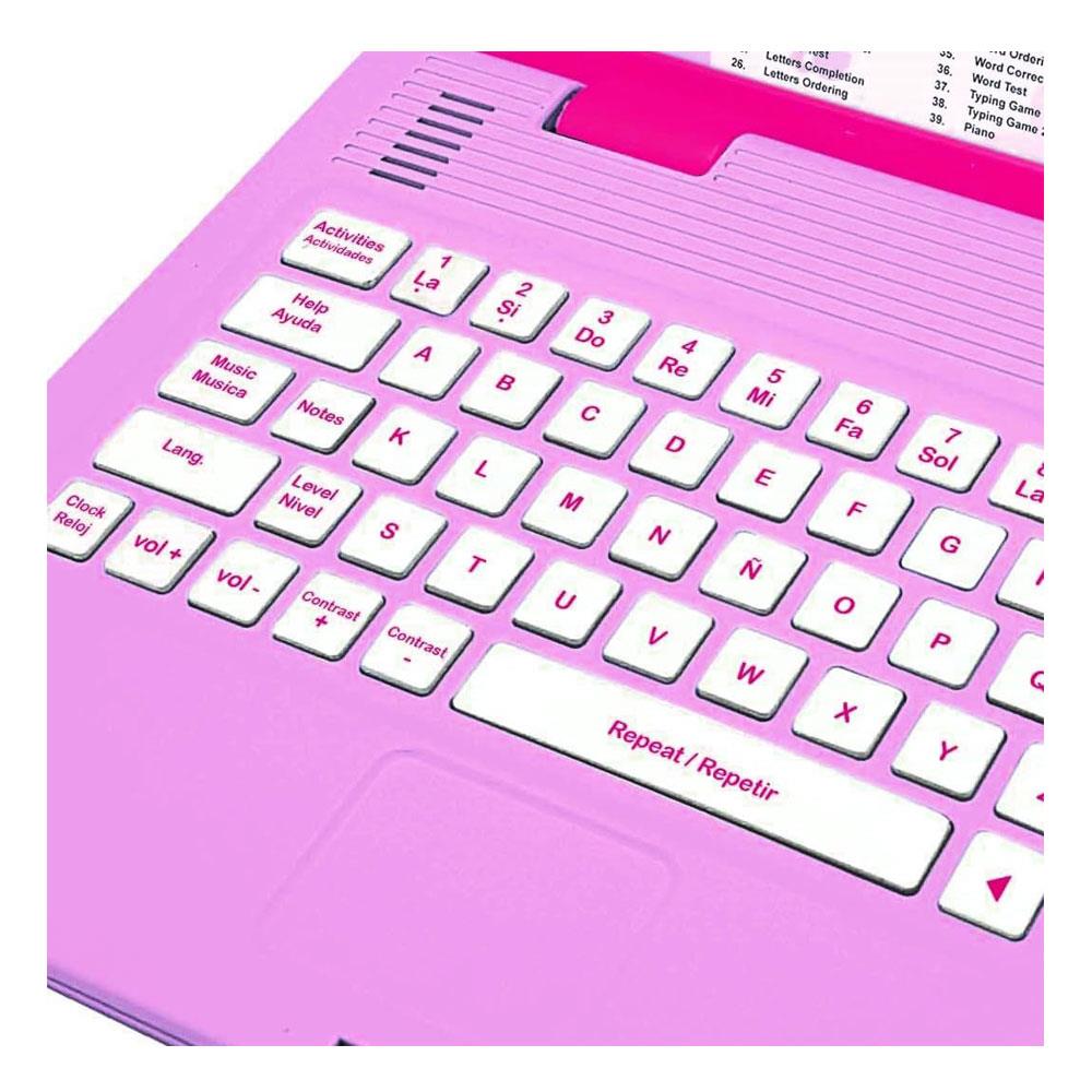 Lexibook Barbie Bilingual Educational Laptop With 124 Activites - Multicolour