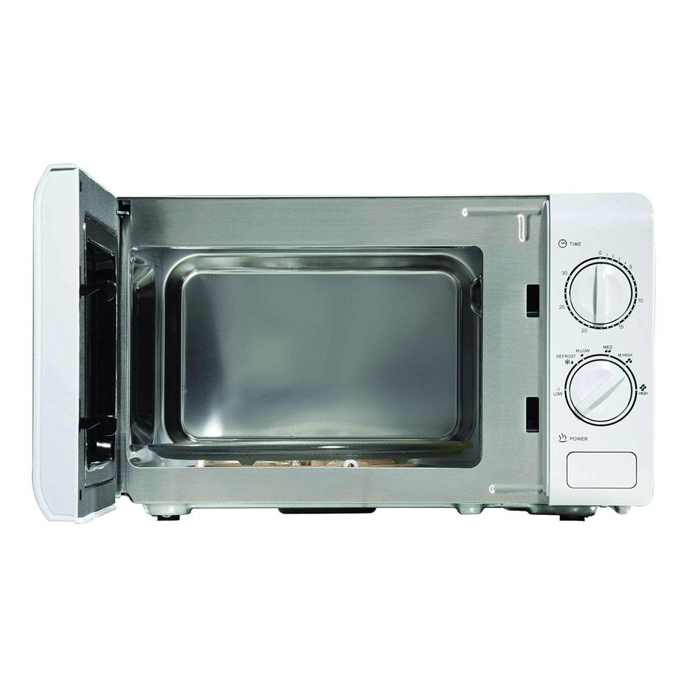 Daewoo Microwave Oven 20 Litres Stainless Steel Cavity 6 Power Levels 800W - White