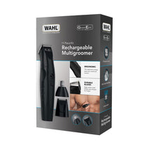 Wahl GroomEase Rechargeable Multigroomer 11 Piece Kit - Black