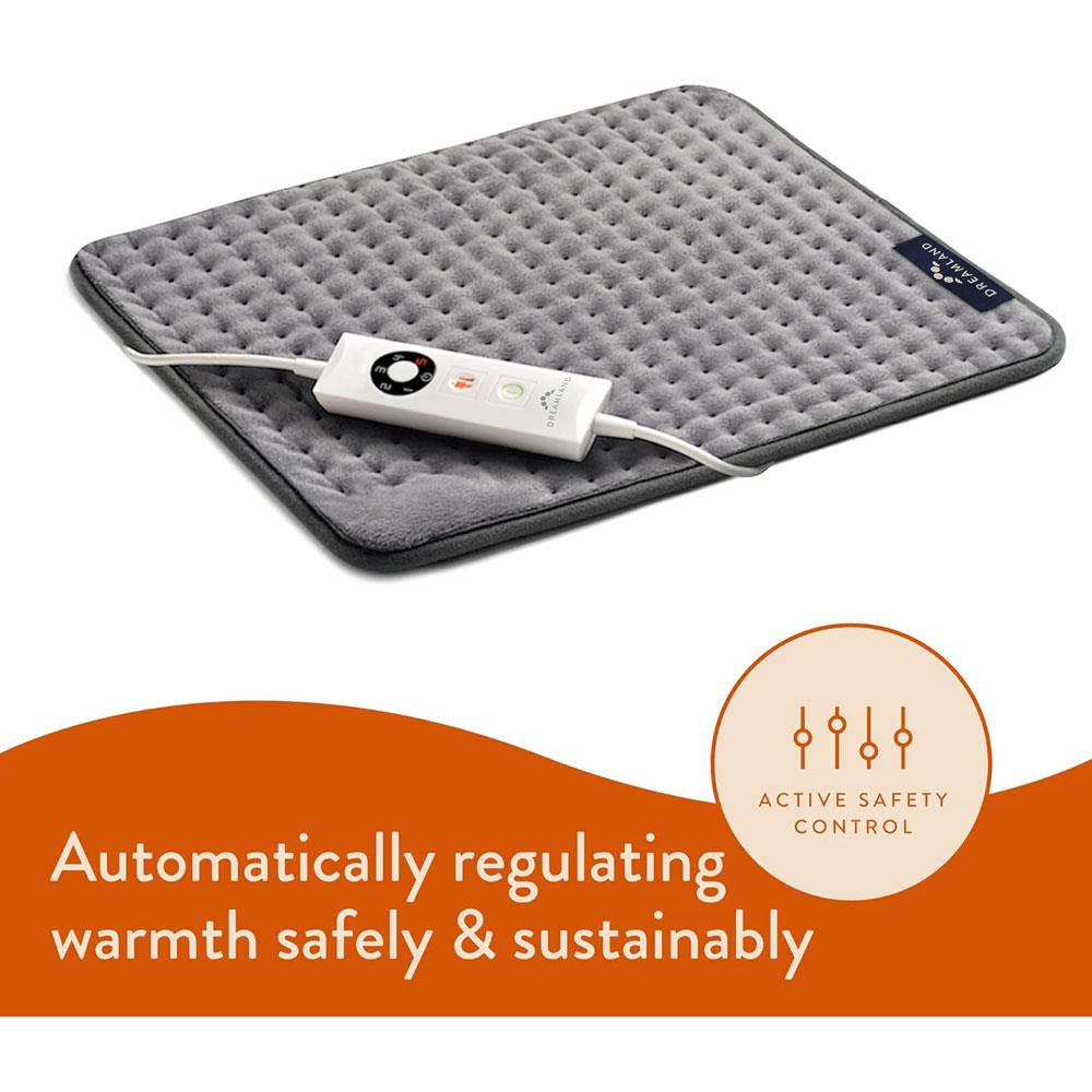 Dreamland Revive Me Multi Purpose Heat Pad Intelliheat 40 x 35cm - Grey