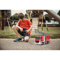 Lexibook Crosslander Pro Radio Controlled Fire Truck Light Effects Water Spray Rotating Ladder - Red