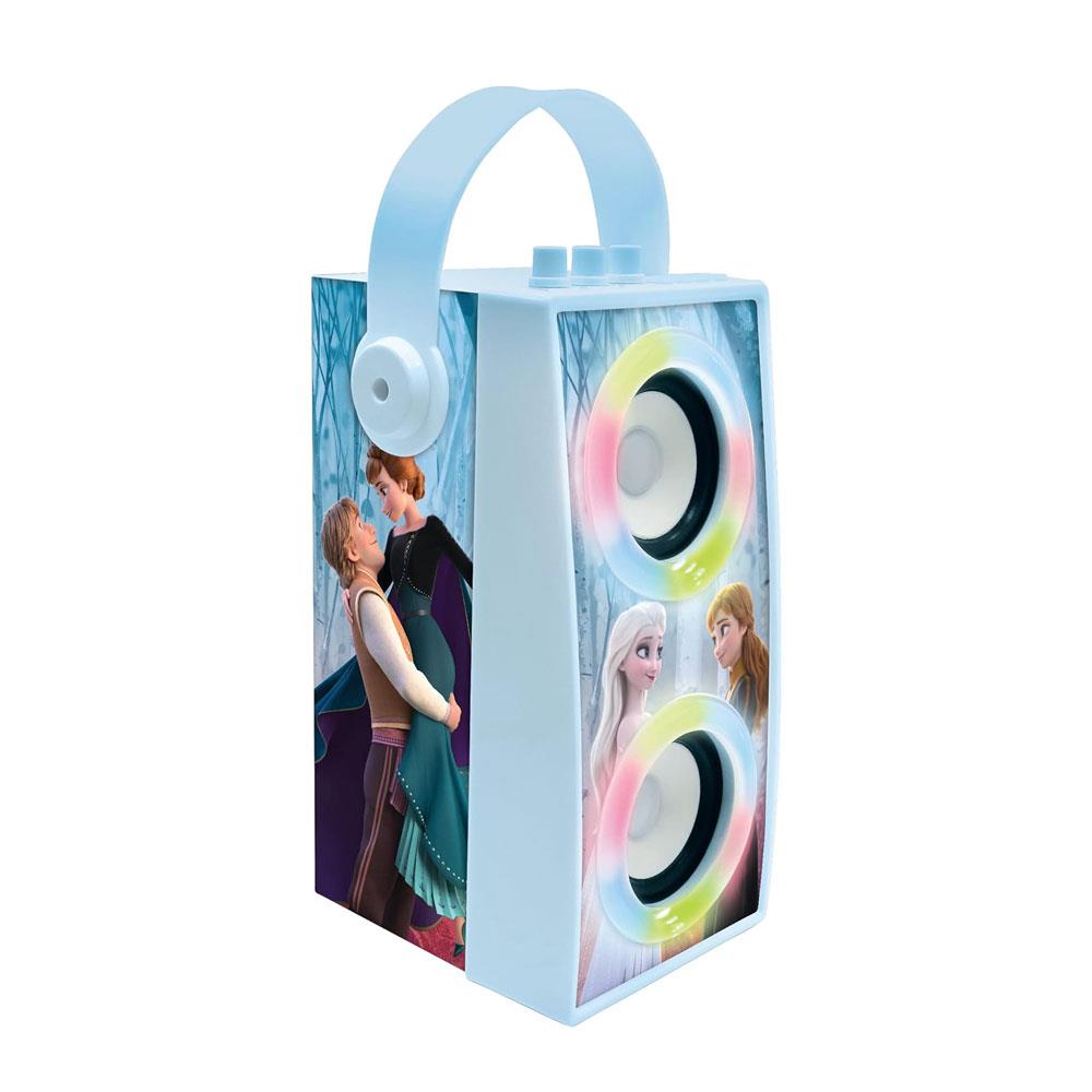 Lexibook Disney Frozen II Portable Bluetooth Speaker With Lights And Microphone - Multicolour Secondary image