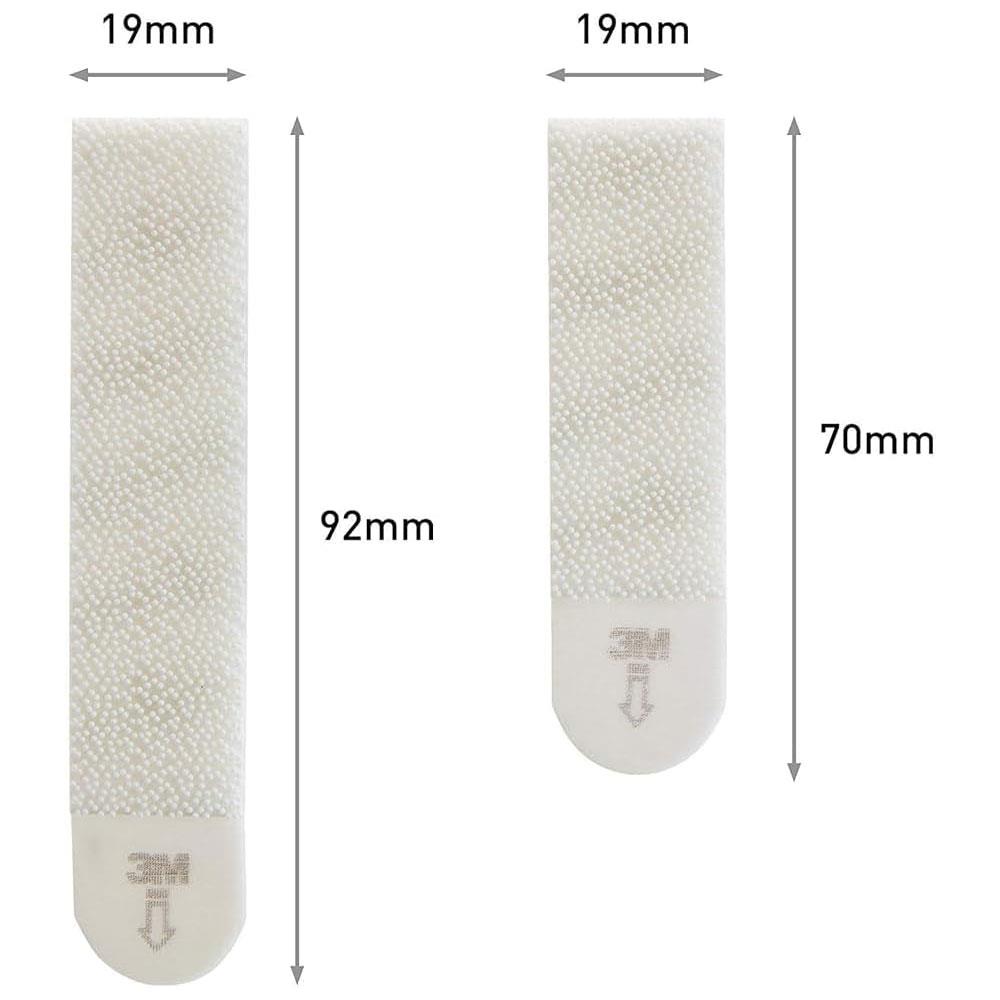 3M Command Picture Hanging Strips Value Pack 4 Pairs Medium 8 Pairs Large - White