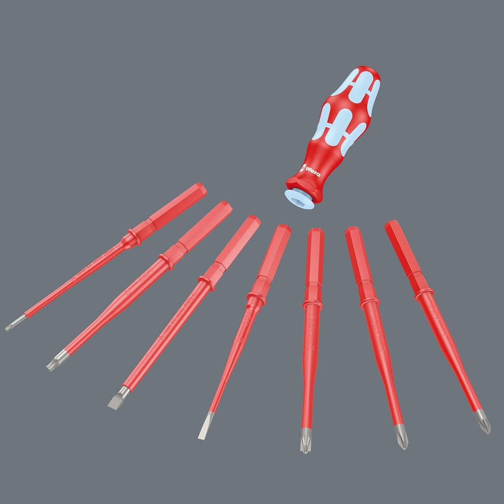 Wera Kraftform Kompakt VDE Screwdriver Set Stainless Extra Slim - 17 Pieces Secondary image