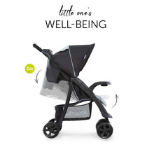 Hauck Shopper Neo II Pushchair 2 Cup Holder And Accessory Tray XL Shopping Basket Raincover Up To 4Y - Black/Grey