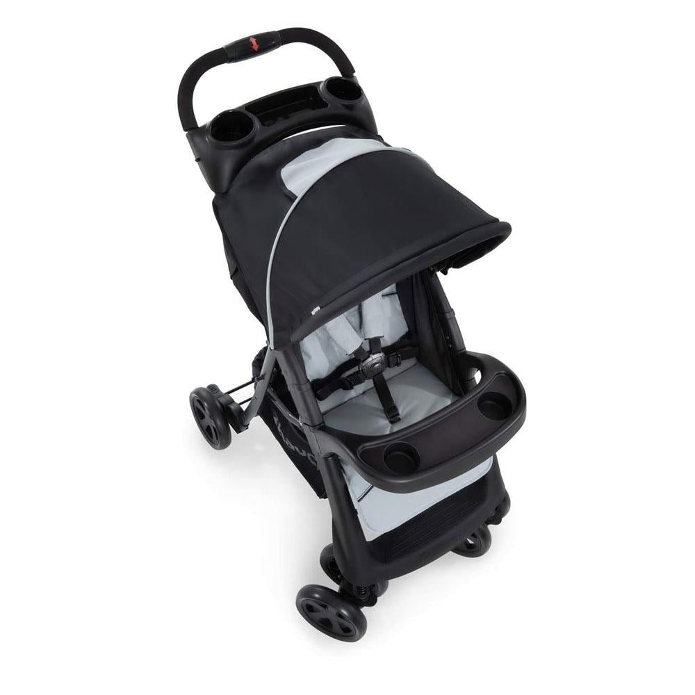 Hauck Shopper Neo II Pushchair 2 Cup Holder And Accessory Tray XL Shopping Basket Raincover Up To 4Y - Black/Grey