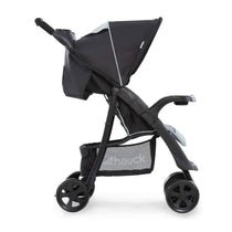Hauck Shopper Neo II Pushchair 2 Cup Holder And Accessory Tray XL Shopping Basket Raincover Up To 4Y - Black/Grey