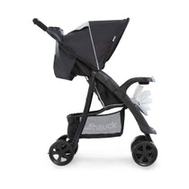 Hauck Shopper Neo II Pushchair 2 Cup Holder And Accessory Tray XL Shopping Basket Raincover Up To 4Y - Black/Grey