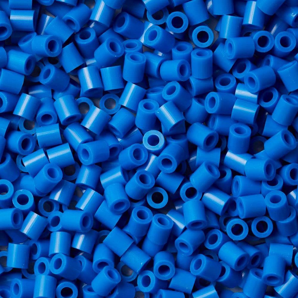 Hama 1000 Midi Beads In Bag Cylindrical Plastic - Light Blue Secondary image