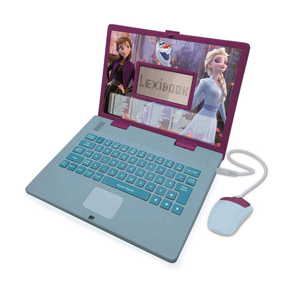 Lexibook Disney Frozen II Bilingual Educational Laptop With 124 Activites - Multicolour Main image