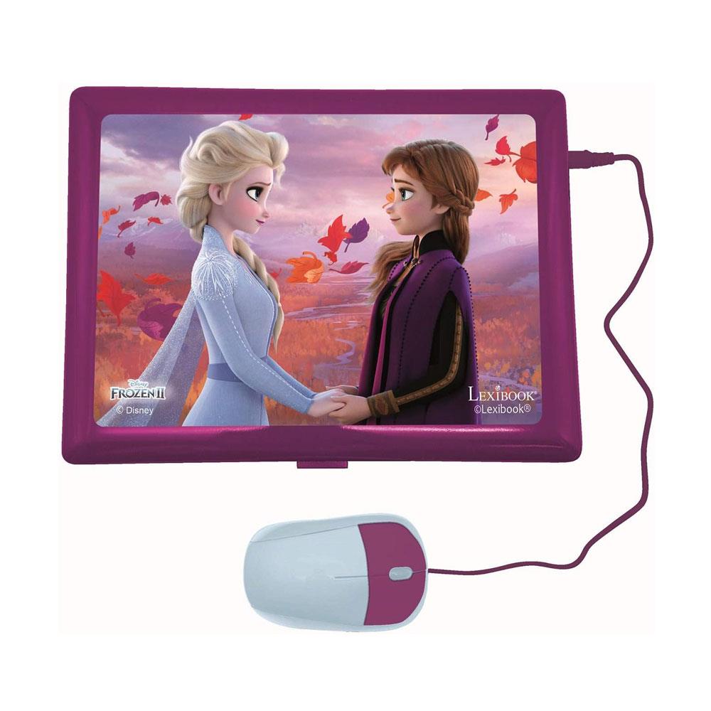 Lexibook Disney Frozen II Bilingual Educational Laptop With 124 Activites - Multicolour