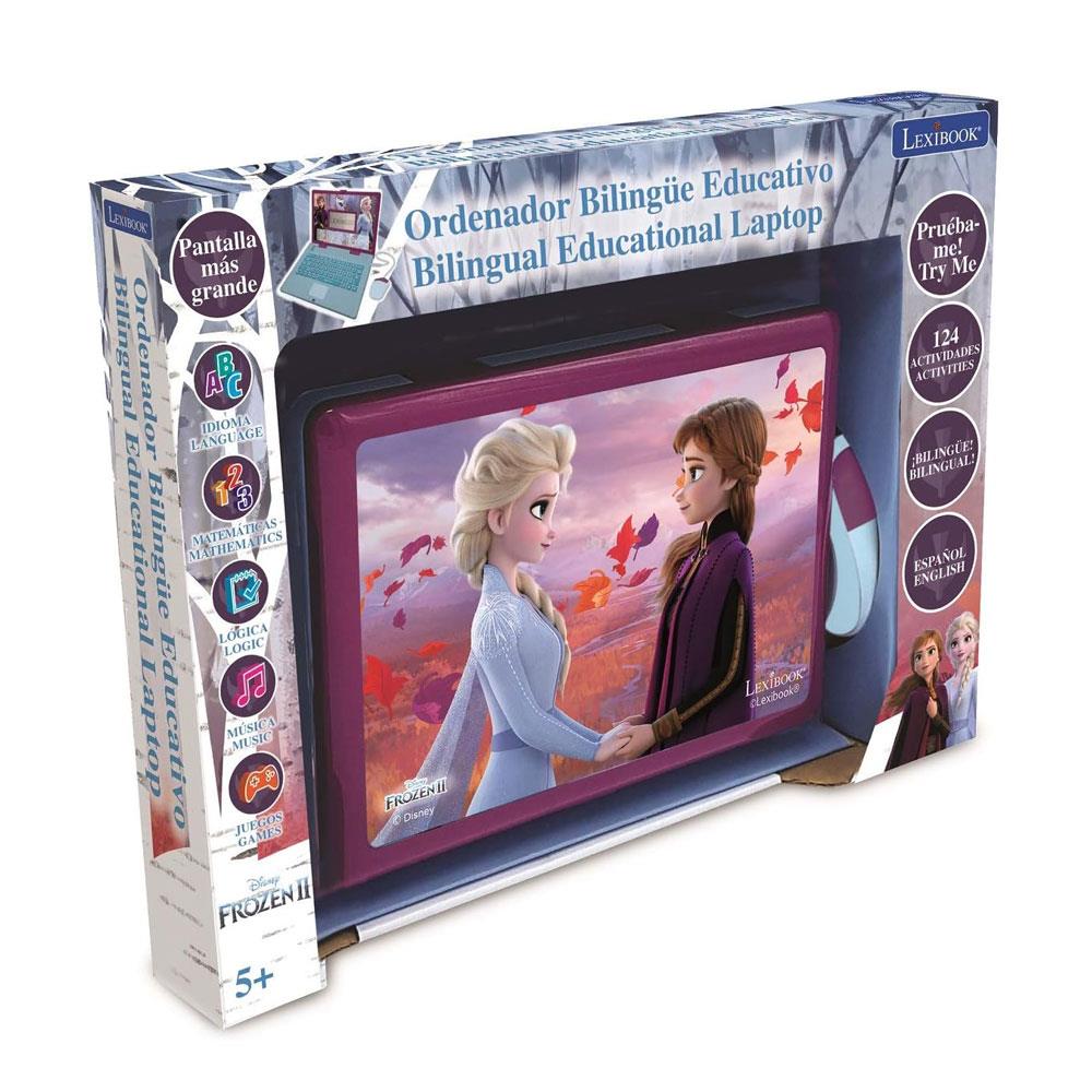 Lexibook Disney Frozen II Bilingual Educational Laptop With 124 Activites - Multicolour