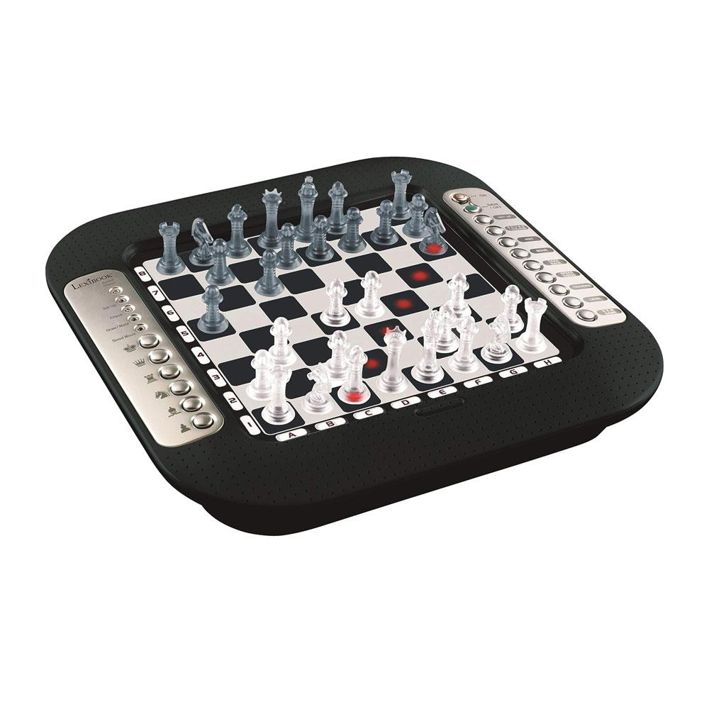 Lexibook Chessman FX Electronic Chess Game With Touch Sensitive Keyboard - Black/Silver